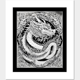 Chinese Dragon Posters and Art